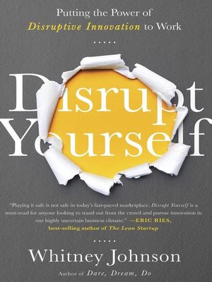 cover image of Disrupt Yourself